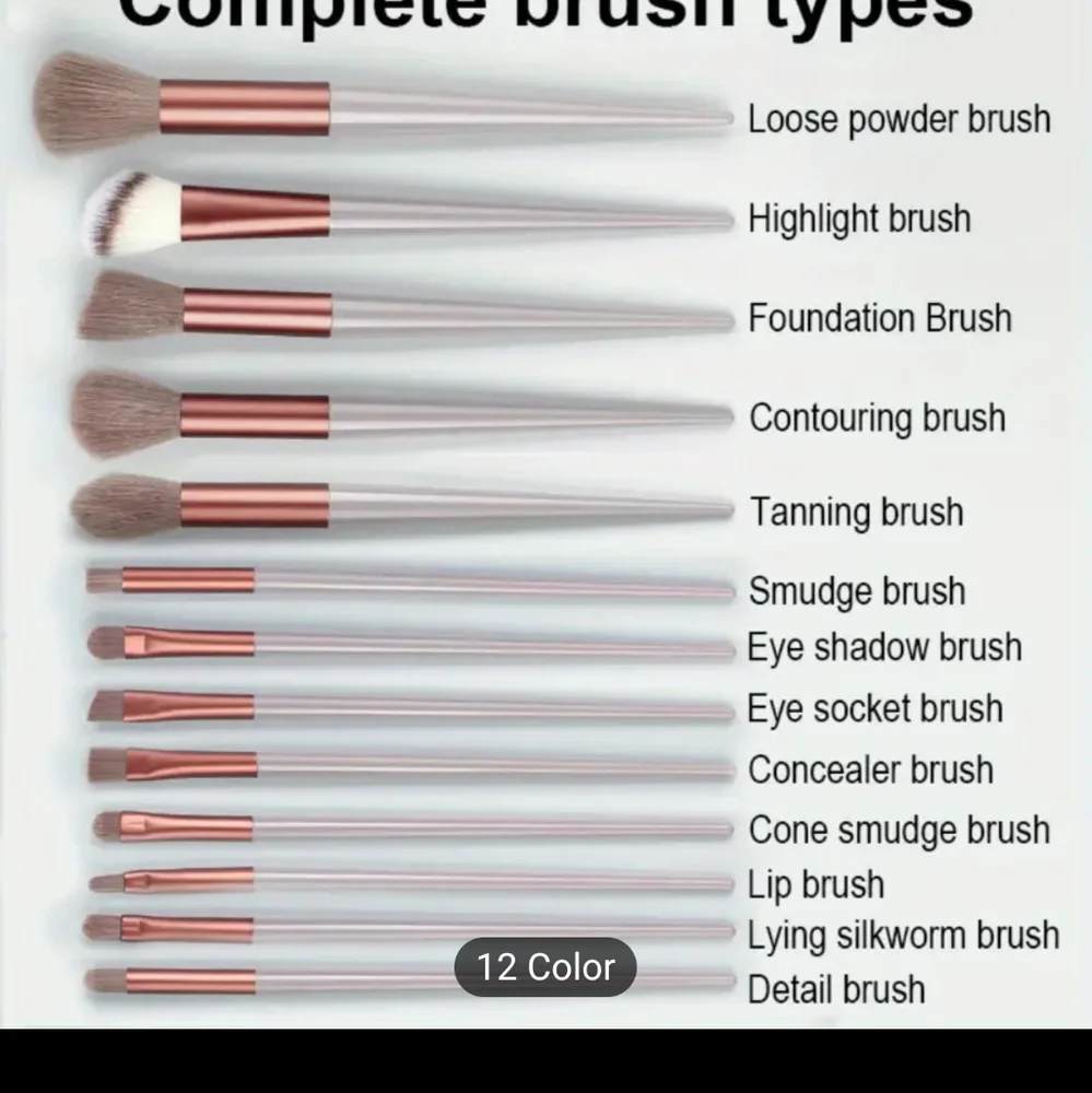 🎉🎉HOST PICK🎉🎉NEW🎉🎉 13PC BLACK AND WHITE Soft and Fluffy Makeup Brush Set